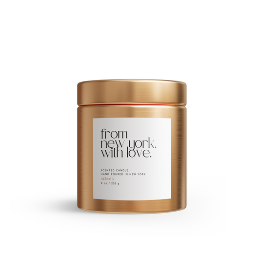 From New York with Love Candle by alchemy.