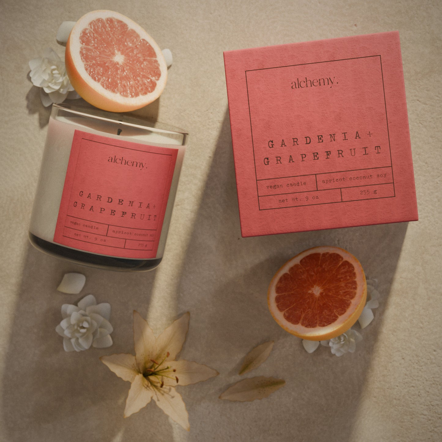 Gardenia + Grapefruit Candle