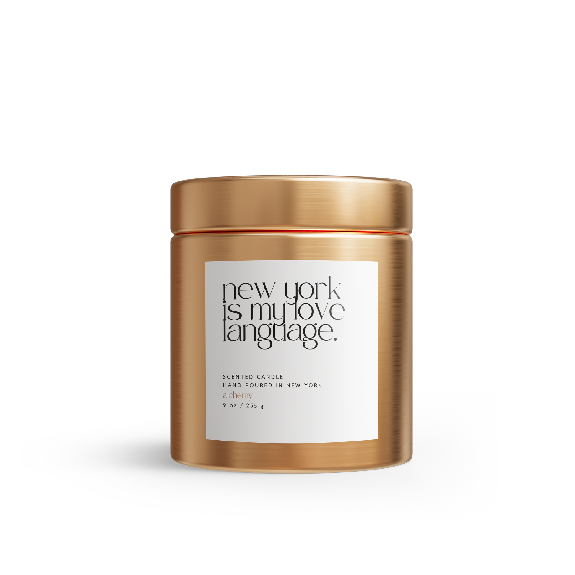New York is My Love Language Candle by alchemy.