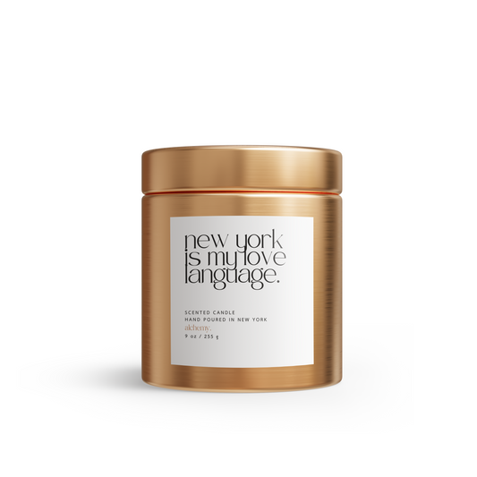 New York is My Love Language Candle by alchemy.