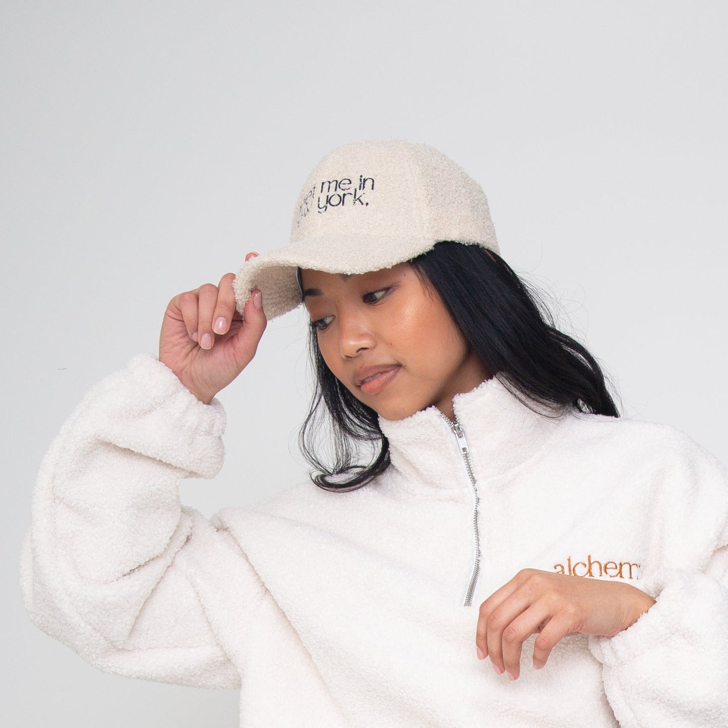 Meet Me in New York Teddy Sherpa Hat by alchemy.