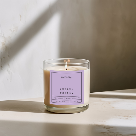 Amber + Orchid Candle