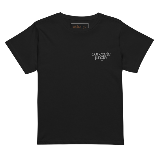 concrete jungle. tee by alchemy.