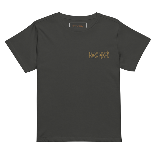 new york, new york. tee by alchemy.