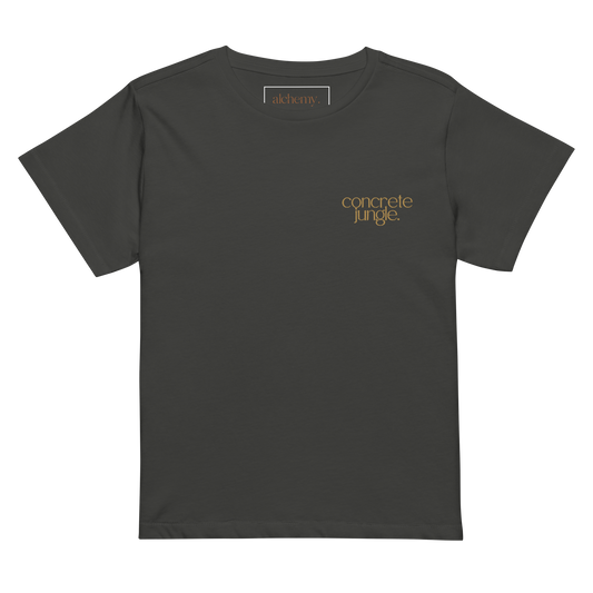concrete jungle. tee by alchemy.
