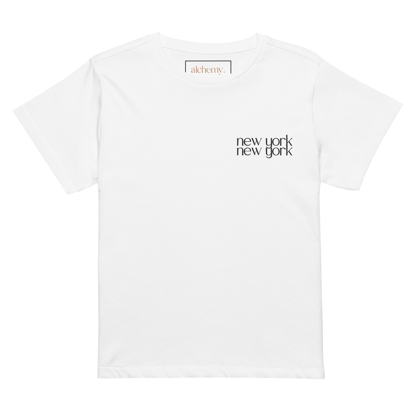new york, new york. tee by alchemy.